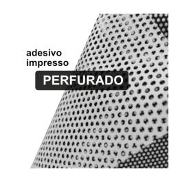 Adesivo Perfurado