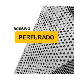 Adesivo Perfurado