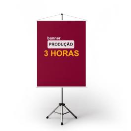 Banner em 3 horas      