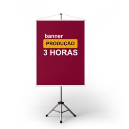 Banner em 3 horas      