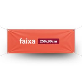 Faixa Impressa 250x90cm      