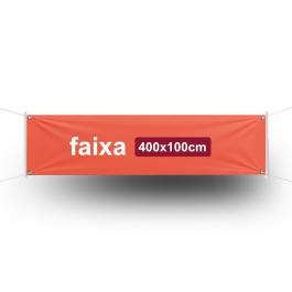Faixa Impressa 400x100cm      
