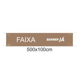 Faixa Impressa 500x100cm      