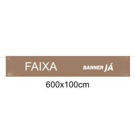 Faixa Impressa 600x100cm      