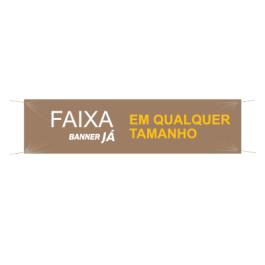 Faixa Impressa Personalizada      