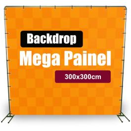Backdrop Mega Painel (300cm x 300cm)  300x300cm    