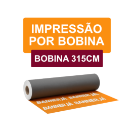 Lona 440g Impressa por Bobina - Bobina 315cm      